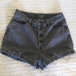 BDG High Waisted Button Up Shorts